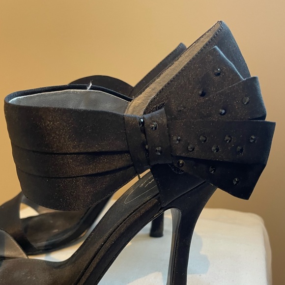 Browns Black Satin size 8 - Picture 2 of 7